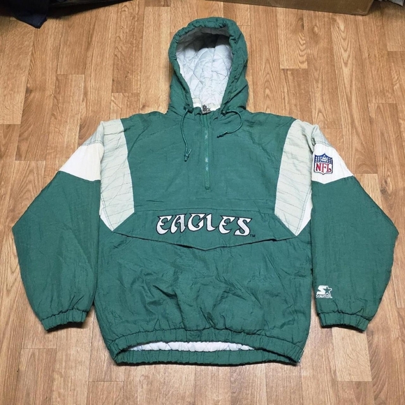 Vintage Philadelphia Eagles 90s Starter Jacket Size Small READ